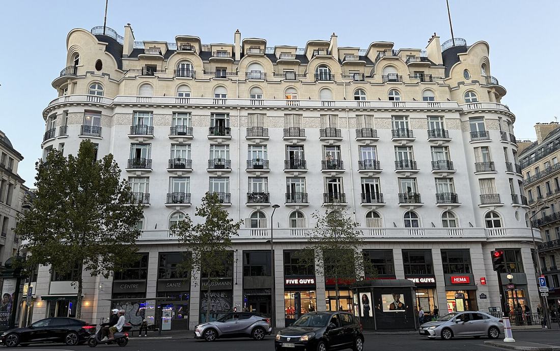 Immeubles du boulevard Haussmann à Paris