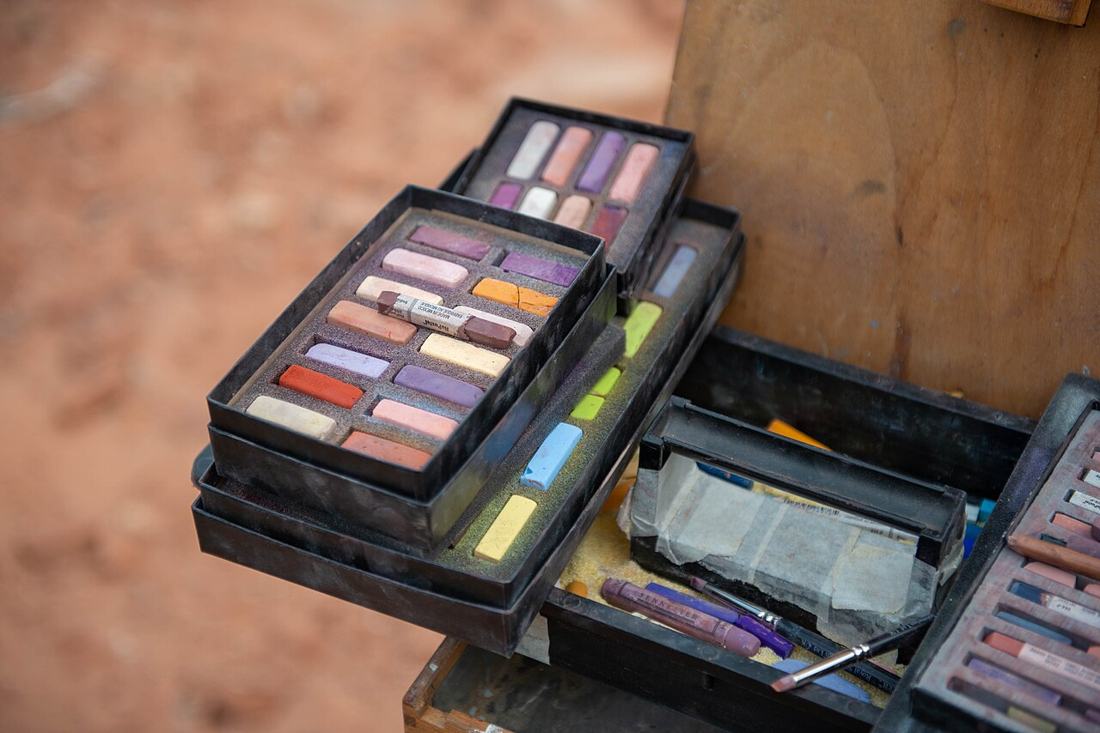Pastels de couleur